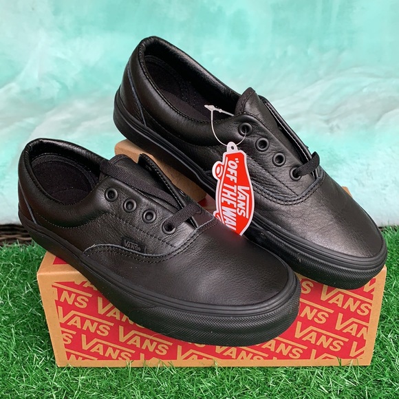 black leather vans era
